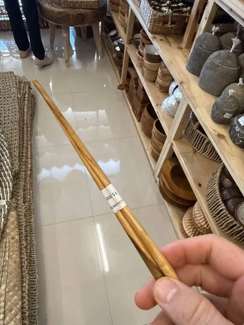 палочки для еды деревянные, пара