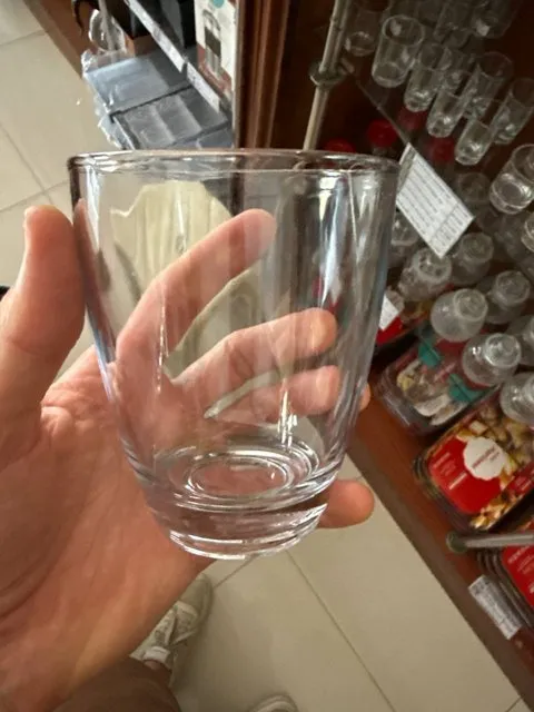 Стакан стеклянный классический